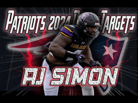 New England Patriots 2024 NFL Draft Target | AJ Simon | Edge | UAlbany