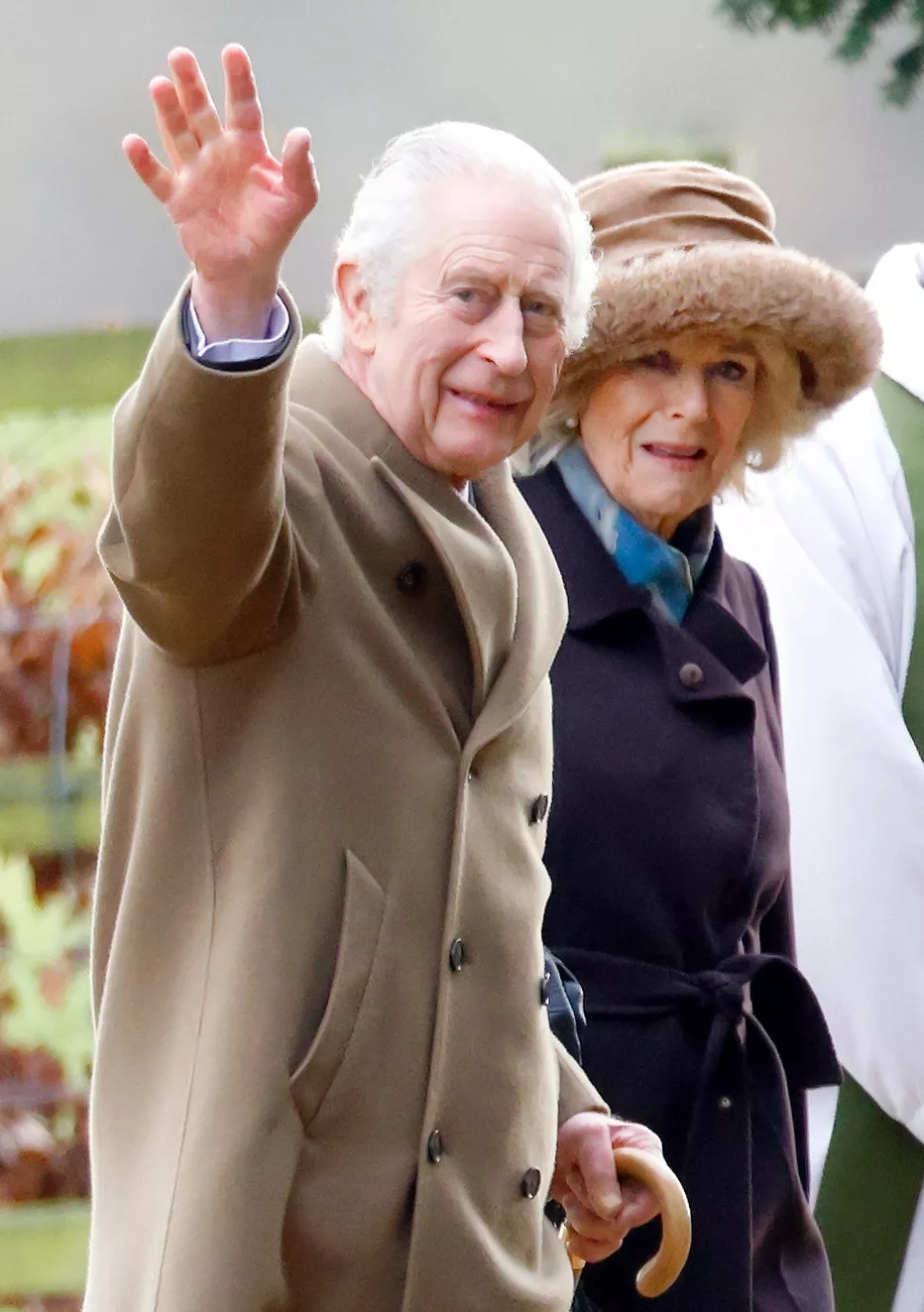 King Charles and Queen Camilla attend church