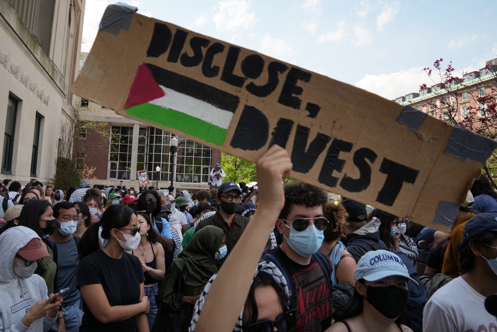 Columbia starts suspending students after Gaza protesters defy deadline to clear encampment: Live