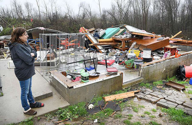 Deadly storms and tornadoes in Georgia and Illinois: This photo gallery shows the storm’s damage