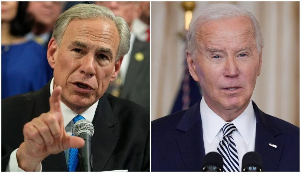 Greg Abbott claims Joe Biden uses immigrants as ‘political pawns’