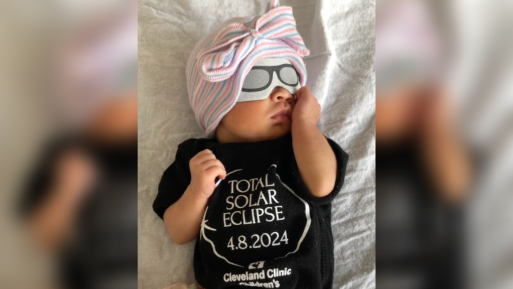 NICU Nurses Give Adorable Solar Eclipse Celebration Makeovers to Babies