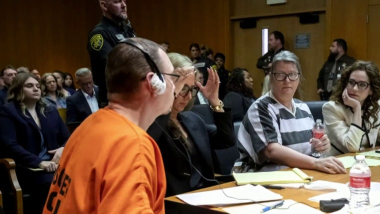 Parents of Michigan school shooter Ethan Crumbley both sentenced to 10-15 years for involuntary manslaughter