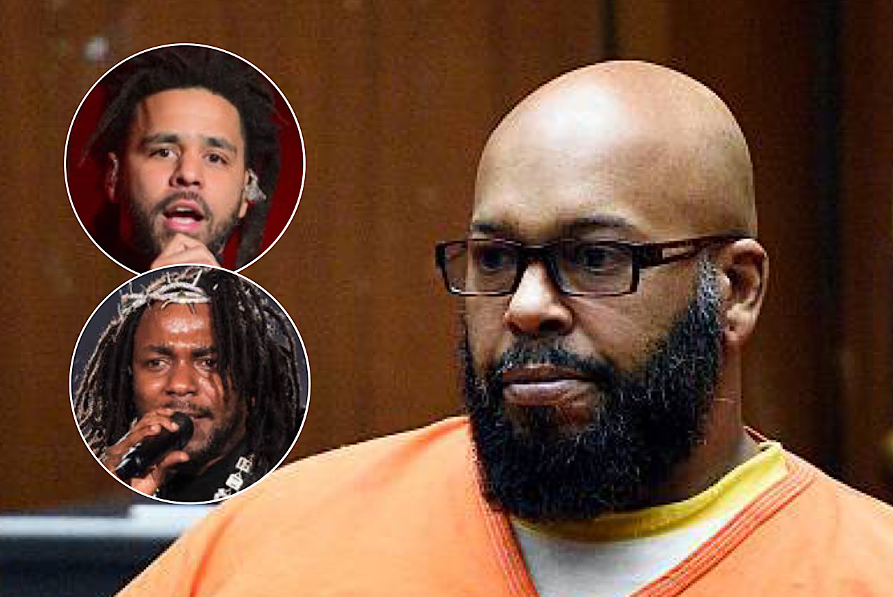 Suge Knight Accuses J. Cole of Waving White Flag in Kendrick Lamar Beef, Asserts 'That Quitter Attitude Would Have Kept Us in Slavery