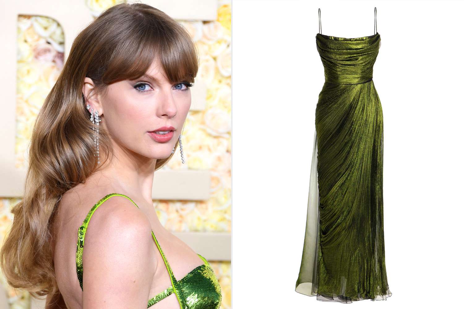 Taylor Swift dondonned a $2,400 dress at Patrick Mahomes' charity gala