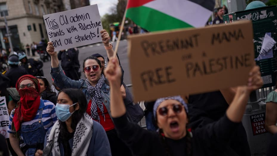 U.S. colleges are caught up in pro-Palestinian protests amid legal disputes and civil rights claims.