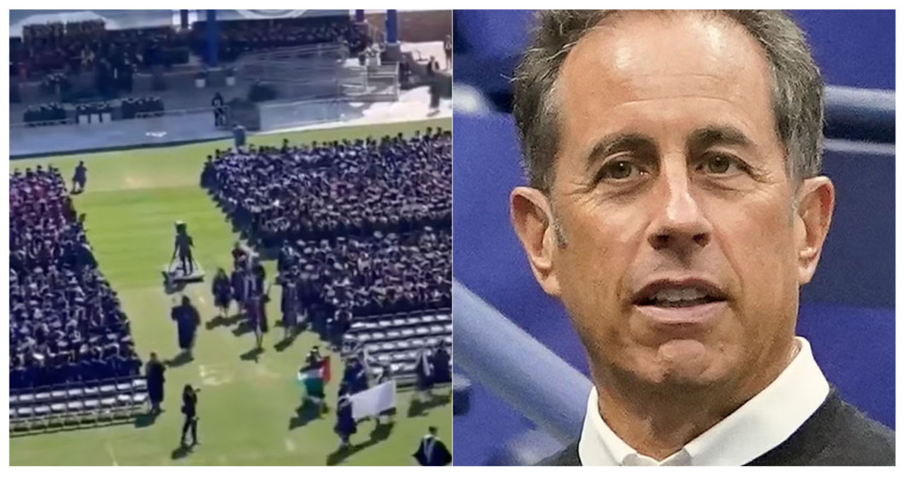 Jerry Seinfelds Commencement Speech Interrupted As Students Stage Walkout During Graduation Ceremonies Nationwide 